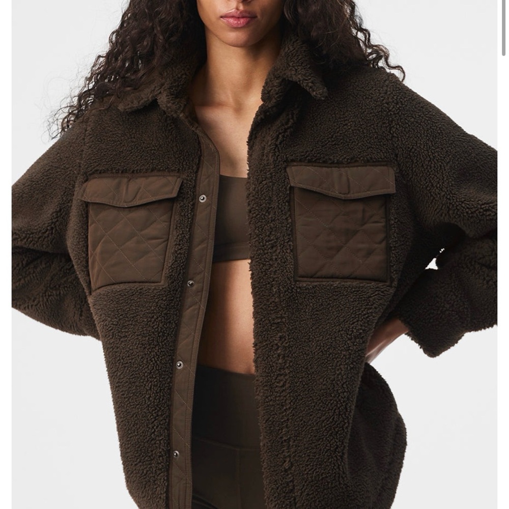 ALO Yoga Sherpa Edge Jacket  NWT XS